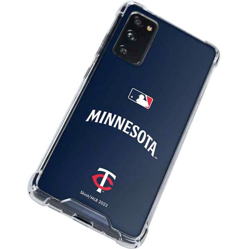 MLB Minnesota Twins Alternate/Away Jersey Galaxy S20 FE Clear Case